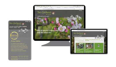 Webdesign und Online Anzeige für Direktvermarktung Kernerhof Rosenheim