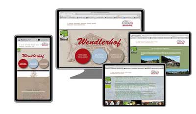 Webdesign, responsive aus Rosenheim für den Wendlerhof und MilchDirekt, Rosenheim, Stephanskirchen